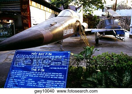 Stock Image - War museum exhibits Ho Chi Minh City (formerly Saigon) Vietnam. Fotosearch