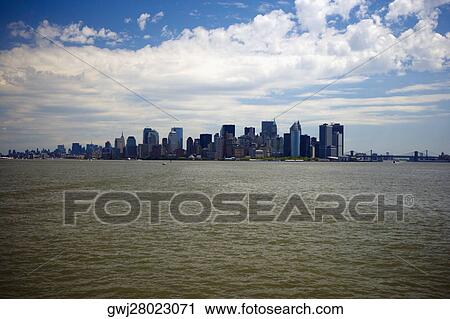 Buildings at the waterfront, Manhattan, New York City, New York State, USA View Large Photo Image Stock Image - Buildings at the waterfront, Manhattan, New York City, New York State, USA. Fotosearch