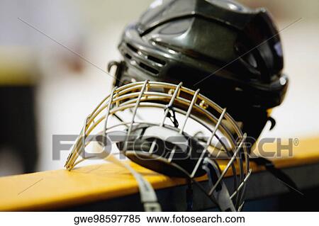 Stock Photography - Close-up of a helmet. Fotosearch