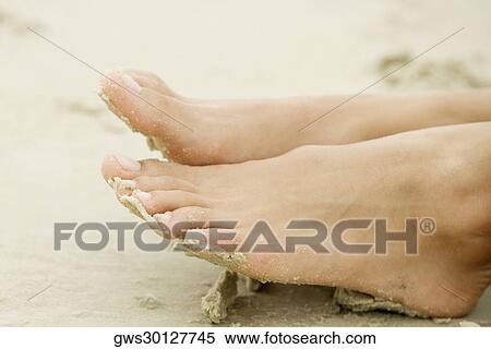 Stock Photography - Close-up of a person's feet. Fotosearch