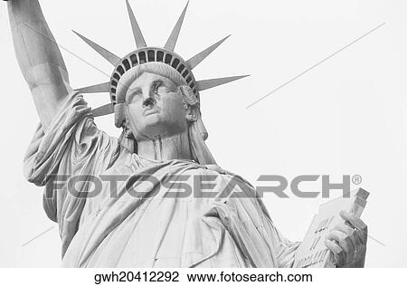 Stock Image - Close-up of a statue, Statue Of Liberty, New York City, New York State, USA. Fotosearch