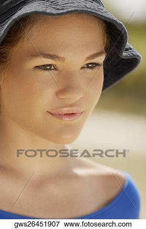 Close-up of a teenage girl View Large Photo Image Stock Photo - Close-up of a teenage girl. Fotosearch