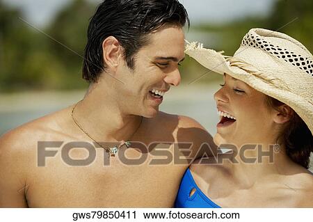 Close-up of a young man and a teenage girl View Large Photo Image Stock Image - Close-up of a young man and a teenage girl. Fotosearch