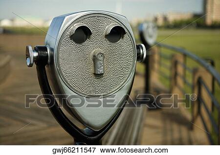 Close-up of coin-operated binoculars, New York City, New York State, USA View Large Photo Image Stock Photo - Close-up of coin-operated binoculars, New York City, New York State, USA. Fotosearch