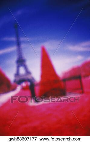 Clouds over a tower, Eiffel Tower, Paris, France View Large Photo Image Stock Photo - Clouds over a tower, Eiffel Tower, Paris, France. Fotosearch