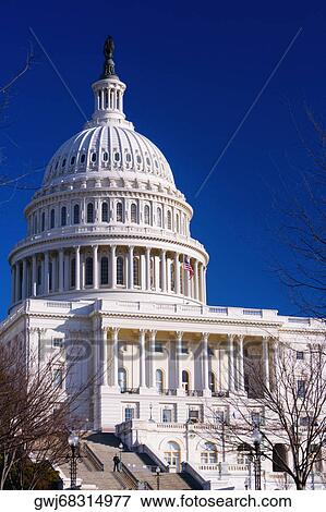 Facade of a government building, Capitol Building, Washington DC, USA View Large Photo Image Stock Photo - Facade of a government building, Capitol Building, Washington DC, USA. Fotosearch
