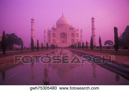 Facade of a monument, Taj Mahal, Agra, Uttar Pradesh, India View Large Photo Image Stock Image - Facade of a monument, Taj Mahal, Agra, Uttar Pradesh, India. Fotosearch
