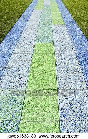 High angle view of a walkway View Large Photo Image Stock Image - High angle view of a walkway. Fotosearch