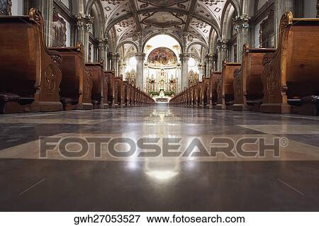 Interiors of an ornate church, Mexico City, Mexico View Large Photo Image Stock Photo - Interiors of an ornate church, Mexico City, Mexico. Fotosearch