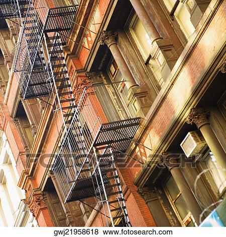 Low angle view of a building, New York City, New York State, USA View Large Photo Image Stock Photo - Low angle view of a building, New York City, New York State, USA. Fotosearch