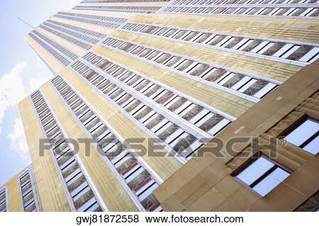 Low angle view of a skyscraper, Empire State Building, Manhattan, New York City, New York State, USA View Large Photo Image Stock Photo - Low angle view of a skyscraper, Empire State Building, Manhattan, New York City, New York State, USA. Fotosearch