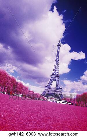 Low angle view of a tower, Eiffel Tower, Paris, France View Large Photo Image Stock Image - Low angle view of a tower, Eiffel Tower, Paris, France. Fotosearch