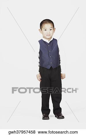 Portrait of a boy posing View Large Photo Image Stock Photo - Portrait of a boy posing. Fotosearch