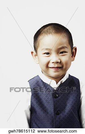 Portrait of a boy smiling View Large Photo Image Stock Image - Portrait of a boy smiling. Fotosearch
