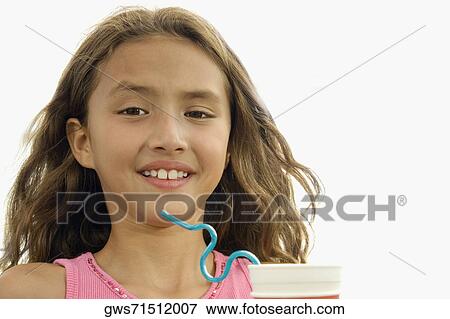 Portrait of a girl smiling View Large Photo Image Stock Photo - Portrait of a girl smiling. Fotosearch
