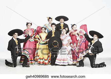 Portrait of a group of people in traditional clothing View Large Photo Image Stock Photography - Portrait of a group of people in traditional clothing. Fotosearch