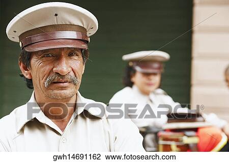 Stock Image - Portrait of a male musician. Fotosearch