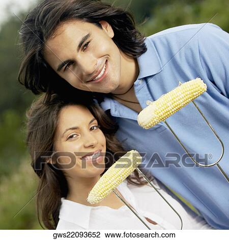 Portrait of a mature couple smiling View Large Photo Image Stock Image - Portrait of a mature couple smiling. Fotosearch