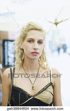 Portrait of a young woman View Large Photo Image Picture - Portrait of a young woman. Fotosearch