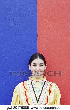 Portrait of a young woman smiling View Large Photo Image Stock Photograph - Portrait of a young woman smiling. Fotosearch