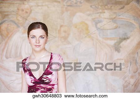 Portrait of a young woman View Large Photo Image Stock Image - Portrait of a young woman. Fotosearch