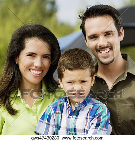 Portrait of parents and their son View Large Photo Image Stock Image - Portrait of parents and their son. Fotosearch