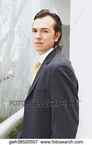 Side profile of a businessman View Large Photo Image Stock Photo - Side profile of a businessman. Fotosearch