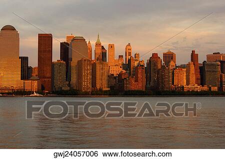 Skyscrapers at the waterfront, Manhattan, New York City, New York State, USA View Large Photo Image Stock Photograph - Skyscrapers at the waterfront, Manhattan, New York City, New York State, USA. Fotosearch