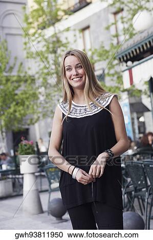 Young woman smiling View Large Photo Image Stock Image - Young woman smiling . Fotosearch