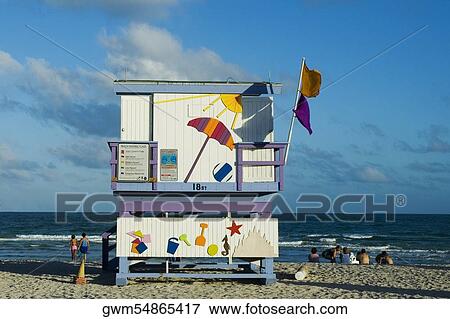 Beach hut on the beach View Large Photo Image Stock Photo - Beach hut on the beach. Fotosearch