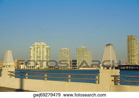Buildings at the waterfront, Miami, Florida, USA View Large Photo Image Stock Photo - Buildings at the waterfront, Miami, Florida, USA. Fotosearch