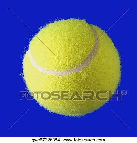 Picture - Close-of a tennis ball. Fotosearch