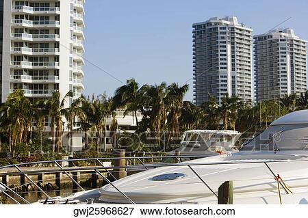 Stock Photo - Close-up of a boat at a dock. Fotosearch