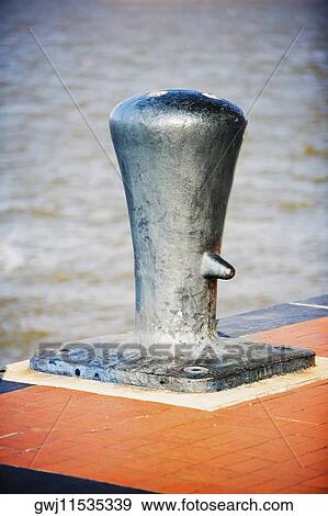 Close-up of a bollard, Savannah, Georgia, USA View Large Photo Image Stock Photo - Close-up of a bollard, Savannah, Georgia, USA. Fotosearch
