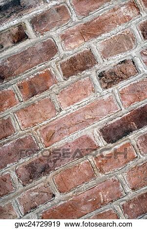 Stock Photo - Close-up of a brick wall. Fotosearch