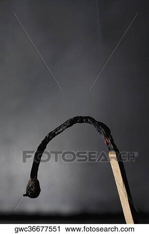 Close-up of a burnt matchstick View Large Photo Image Stock Image - Close-up of a burnt matchstick. Fotosearch