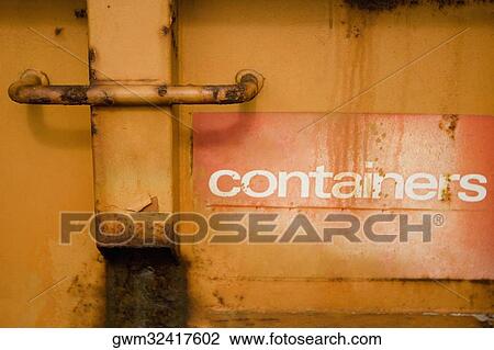 Close-up of a cargo container View Large Photo Image Stock Image - Close-up of a cargo container. Fotosearch