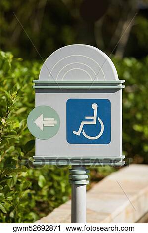 Close-up of a disabled driver sign View Large Photo Image Stock Image - Close-up of a disabled driver sign. Fotosearch