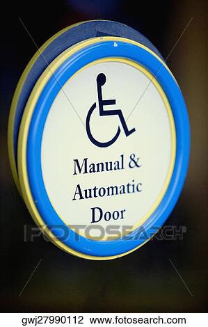 Close-up of a disabled sign View Large Photo Image Stock Image - Close-up of a disabled sign. Fotosearch