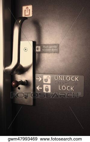 Close-up of a door handle and a lock View Large Photo Image Stock Photo - Close-up of a door handle and a lock. Fotosearch