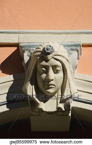 Close-up of a female sculpture engraved on the wall View Large Photo Image Stock Photography - Close-up of a female sculpture engraved on the wall. Fotosearch