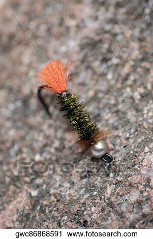 Stock Image - Close-up of a fishing lure. Fotosearch