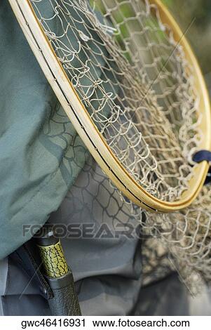 Stock Image - Close-up of a fishing net. Fotosearch