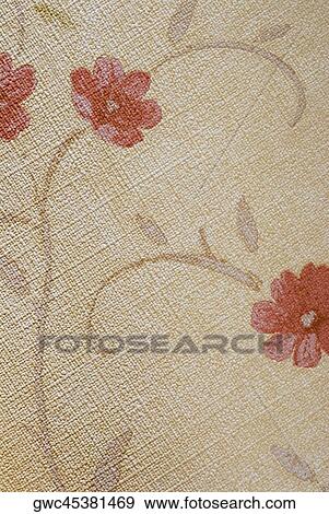 Close-up of a floral pattern View Large Photo Image Stock Photo - Close-up of a floral pattern. Fotosearch