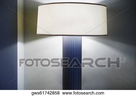 Close-up of a glowing lampshade View Large Photo Image Stock Photo - Close-up of a glowing lampshade. Fotosearch