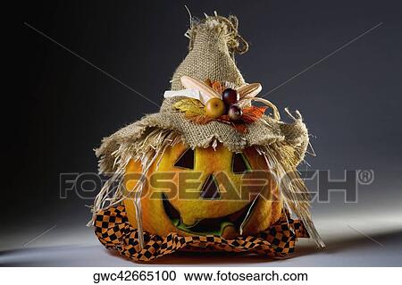 Close-up of a Halloween pumpkin View Large Photo Image Stock Image - Close-up of a Halloween pumpkin. Fotosearch