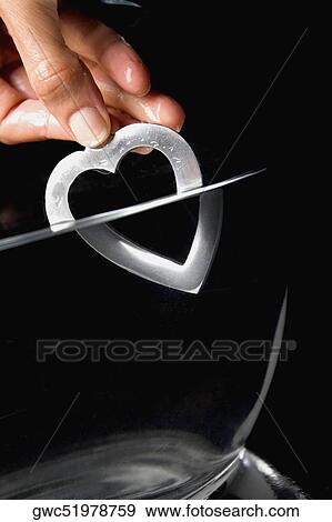Close-up of a heart shape View Large Photo Image Stock Photo - Close-up of a heart shape. Fotosearch