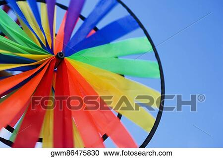 Stock Image - Close-up of a pinwheel. Fotosearch