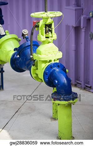 Close-up of a pipeline View Large Photo Image Stock Photo - Close-up of a pipeline. Fotosearch