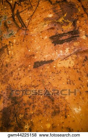 Close-up of a rustic metal surface View Large Photo Image Stock Photo - Close-up of a rustic metal surface. Fotosearch